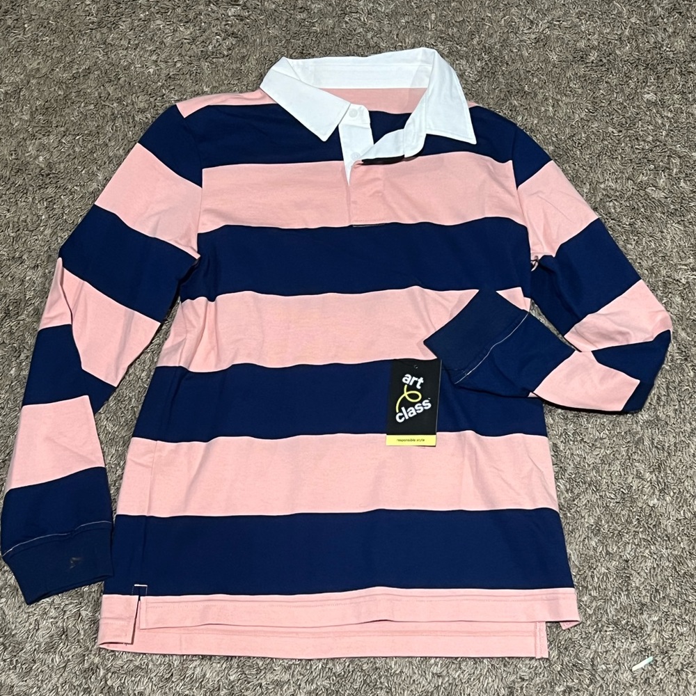 Boys new with tag long sleeve polo
